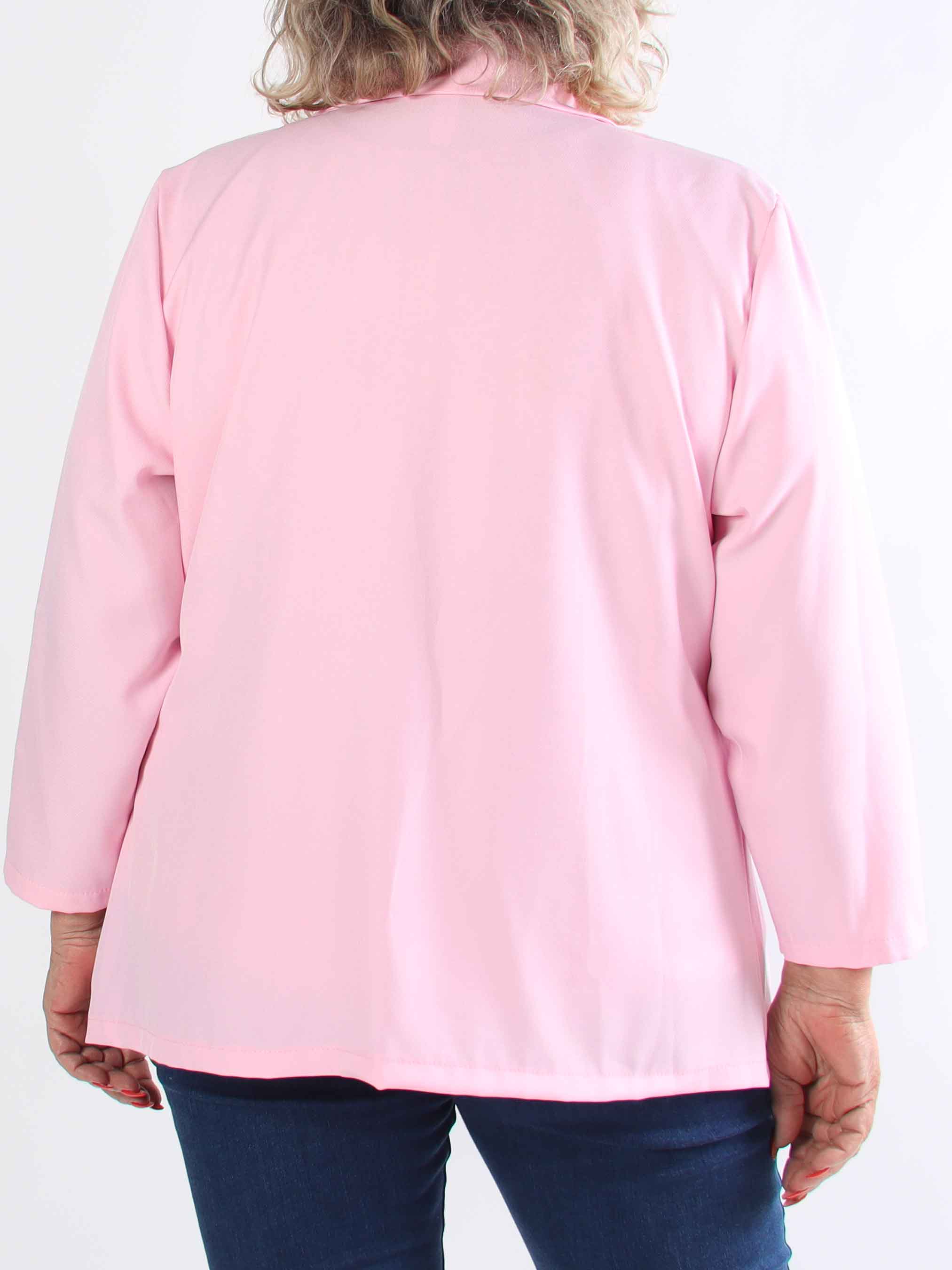 Lanthe Plain - Snygg enfärgad plus size kavaj